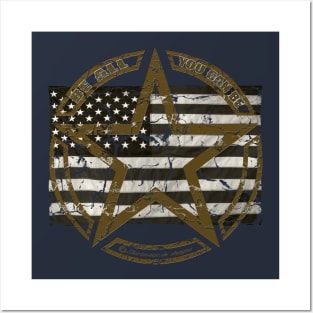 USA Military star Army flag Posters and Art